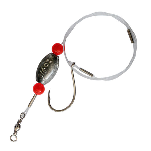 BlackTip 20123253 BTRDYFLNDR34 Ready Flounder 3/4oz Jigging Saltwater Fishing Rig