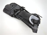 Guardian MAMBO.SM.BLKBK MAMBO Pro Scuba & Snorkeling Frameless Silicone Black Dive Mask, Fins and Snorkel Set
