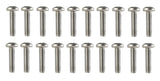 Marine Grade 8-32 X 1/2" Stainless Steel Pan Head Phillips Machine Screw Fasco Fastener MP0798 0798MP 20-Pack