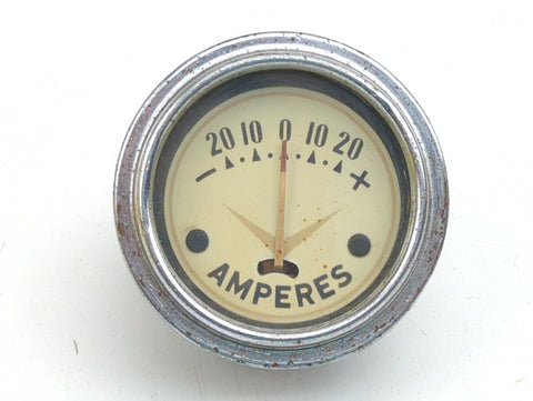 Stewart Warner Vintage Century Marine Boat 20 AMP Ammeter Gauge