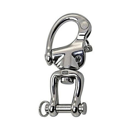 Wichard 2476 HR 17.4 PH Stainless Steel 90mm Snap Shackle with Clevis Pin Swivel