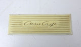 Chris Craft Vintage Marine Boat 2.5" x 7.75"  White Rubber Step Insert Deck Pad