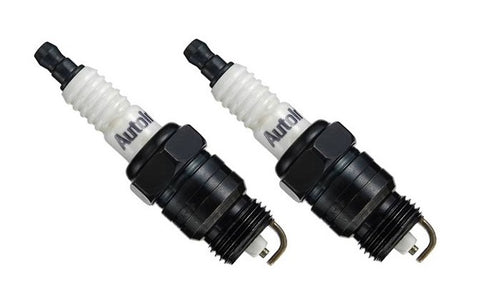 Autolite Plug No. 46 Marine Boat Yacht Replacement Standard Copper Resistor Spark Plug Lot of 2