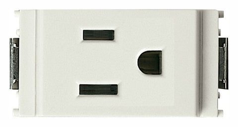 Vimar 16245.B Idea 2P+E White USA Standard 15A 127V Single Electric Outlet Socket