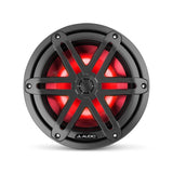 JL AUDIO M3-770X-S-Gm-i 93521 Marine 7.7" Coaxial Speakers Metallic Sport Grilles with RGB LED Lighting