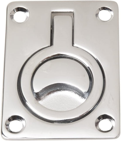 Perko 0575DP0CHR Chrome Plated Bronze 2" X 2-5/8" Flush Lifting Pull Ring