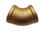 Midland Metal 44-187 44187 Marine Grade Bronze 1-1/2" NPT Female X 45° Elbow Fitting