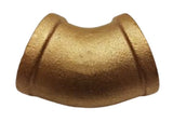Midland Metal 44-184 44184 Marine Grade Bronze 3/4" NPT Female X 45° Elbow Fitting