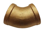 Midland Metal 44-180 44180 Marine Grade Bronze 1/8" NPT Female X 45° Elbow Fitting