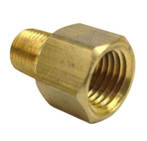Midland Metal 28-190 28190 1/8” X 1/8” NPT Brass Pipe Extender Adapter Fitting