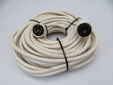 Marinco Hubbell PH6599 Marine Boat or RV 50' White Telephone Cord Cable
