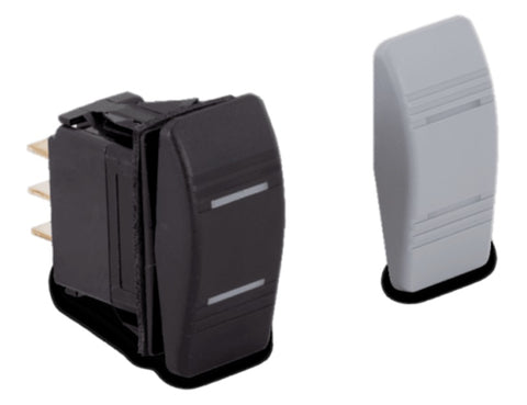 Carling Contura III On-Off-On SPDT Illuminated LED Sealed Rocker Switch Sierra RK19730TP