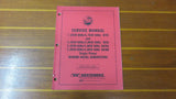 Westerbeke 038673 Genuine OEM BTD BCD BCDA BCDB Diesel Generator Service Manual