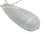 Electro Guard TEAR-19-W 2-SJ 1-5/8" X 5-1/8" Teardrop Weld-On Hull Plate Zinc Anode with Bonding Wire