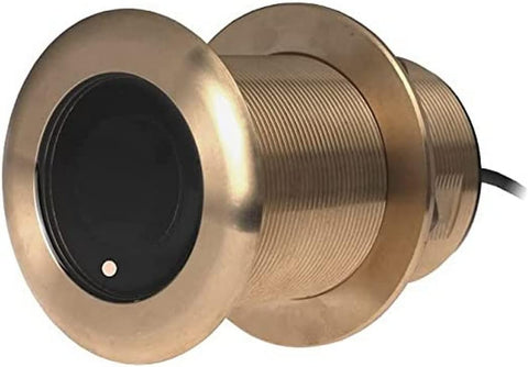 Raymarine A80034 B75M Bronze Low-Profile 12° Tilted Element Thru-Hull CHIRP Transducer