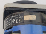 Kraus & Naimer C80 A281 Boat Marine 3-Position 80A 600V AC Rotary Cam Switch FOR PARTS
