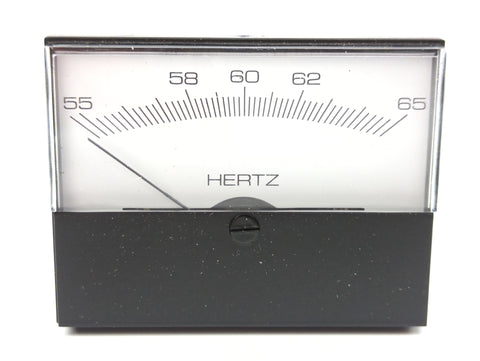 Modutec S2 Series Jewell Instruments 2-1/2" Panel Mount 55 to 65 Hertz Meter Gauge Marinetics 8201-1