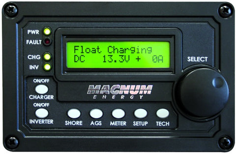 Magnum Energy ME-RC50 ME-RC ME Series Inverter Charger Advanced Battery Remote Control Panel