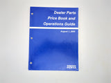 Volvo Penta 7760220 Genuine OEM 2005 Dealer Operations Guide and Parts Price Book