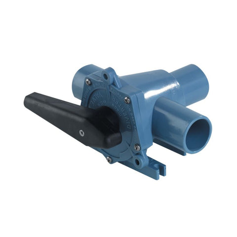 Whale DV5606 Marine Boat 1-1/2” 3-Way Diverter Valve for Electric / Manual Bilge