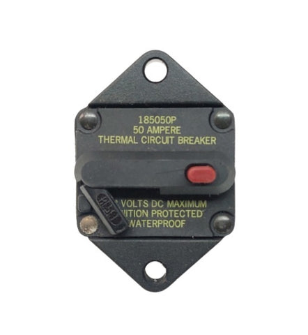 Cooper Bussmann 185050P HIGH AMP Panel Mount Type III 50A Waterproof Circuit Breaker Blue Sea 7000 7083