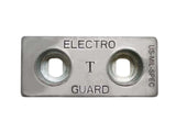 Boat Marine Taiwan Plate 5-3/4" X 2-3/4" Hull Zinc Anode Electro Guard ZP-T ZHC-2 - Second Wind Sales