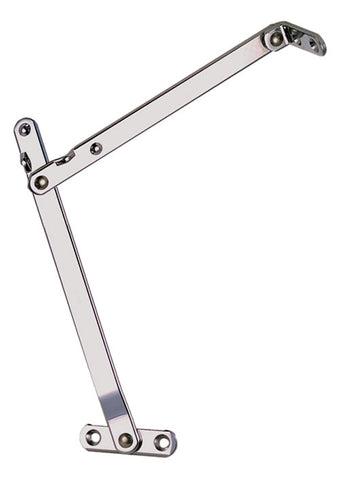 Perko 0762DP1CHR Model 0762 Marine 10” Chrome Plated Brass Hatch Support Brace 2-Pack - Second Wind Sales