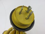 Marinco 25PCM 25PCM2 Boat RV Marine 30 AMP 125 VOLT 25' Yellow Shore Power Cable Cordset