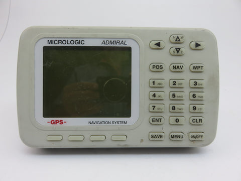 MICROLOGIC ADMIRAL GPS Satellite Navigator Boat Marine GPS Display