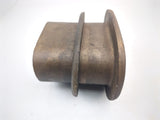 Vintage Boat Marine Solid Bronze 8-1/2" Oval Mating Hawse Pipe Hole Through Bulwark Fairlead