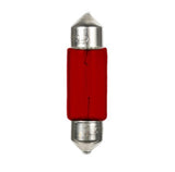 Marine Grade 10576R 12V 6W Double Ended Cap Red Festoon Light Bulb Ancor 529096 2-Pack - Second Wind Sales