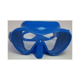 Guardian USVI.SET.SM.BL.2 USVI Pro Scuba & Snorkeling Frameless Silicone Blue Dive Mask, Fins and Snorkel Set