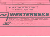 Westerbeke 43444 1st Edition 2&3 Cylinder Marine Diesel Engine and Generator Service Manual