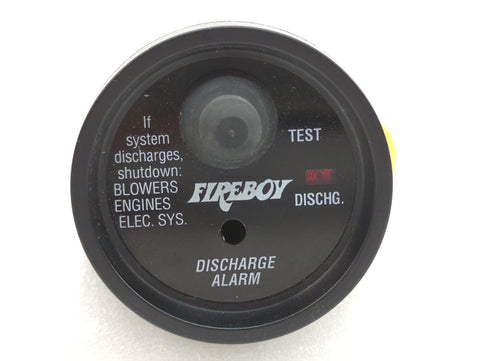 Fireboy Xintex DA-1001-01I Deluxe Discharge Alarm Round Bezel NOS Display