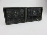 Cummins 5289707 Genuine OEM 12V Analog Marine Instrument Panel with Key Lot of 2 NEW!