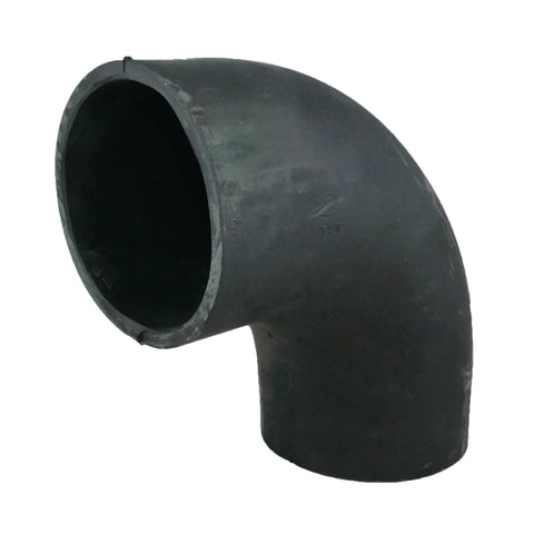 Trident TRL-4390 Marine High Temp Rubber 4" X 3” Wet Exhaust 90° Reducing Elbow TRL-90º