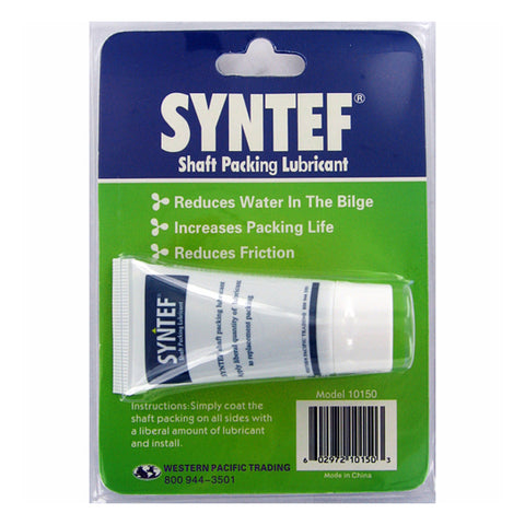 Western Pacific Trading 10150 Syntef 1oz PTFE Teflon Shaft Packing Lubricant Tube