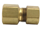 Midland Metal 18-153 18153 Brass 3/8” Compression X 1/4” NPT Female Straight Adapter Fitting