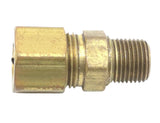 Midland Metal 18-183 18183 Brass 5/16” Compression X 1/8” NPT Male Straight Adapter Fitting