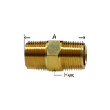 Midland Metal 28-211 28211 Brass 1/8” X 1/8” NPT Male Pipe Fitting Plumbing Hex Nipple