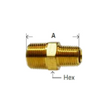 Midland Metal 28-220 28220 Brass 1/4” X 1/8” NPT Male Pipe Fitting Plumbing Reducing Hex Nipple