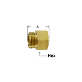 Midland Metal 30-073 30073 Brass 3/4” Male GHT X 3/4” Female NPT Rigid Adapter Fitting