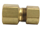 Midland Metal 18-145 18145 Brass 1/4” Compression X 1/8” NPT Female Straight Adapter Fitting