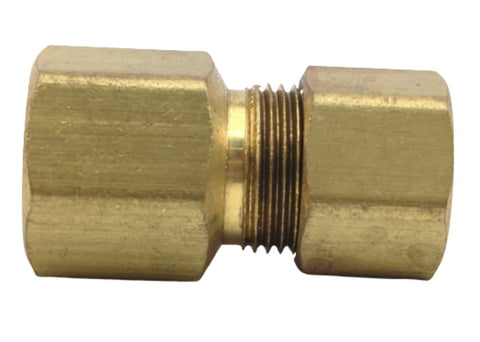 Midland Metal 18-145 18145 Brass 1/4” Compression X 1/8” NPT Female Straight Adapter Fitting
