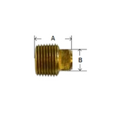 Midland Metal 28-087 28087 Brass 1/2” NPT Male Square Head Pipe Plug Fitting - Second Wind Sales