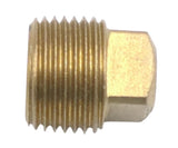 Midland Metal 28-088 28088 Brass 3/4” NPT Male Square Head Cored Pipe Plug Fitting - Second Wind Sales