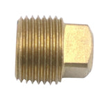 Midland Metal 28-089 28089 Brass 1” NPT Male Square Head Cored Pipe Plug Fitting - Second Wind Sales
