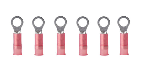 Marine Grade Ring Terminal Electrical Connector 22-18 AWG Wire X #10 Stud Ancor 230203 6-Pack