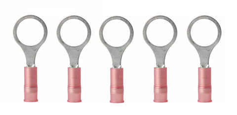 Marine Grade Ring Terminal Electrical Connector 22-18 AWG Wire X 1/4" Stud Ancor 230204 5-Pack