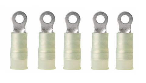 Marine Grade Ring Terminal Electrical Connector 12-10 AWG Wire X #6 Stud Ancor 230221 5 Pack